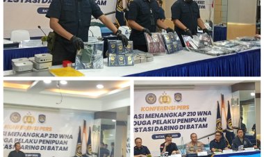 Imigrasi dan Polda Kepri Ungkap Dugaan Sindikat Penipuan Investasi Internasional di Batam, 210 WNA Diamankan
