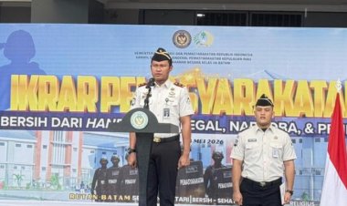 Dari Ikrar ke Aksi Nyata, Rutan Batam Teguhkan Komitmen Bersih dari Handphone Ilegal, Narkoba, dan Penipuan