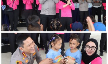 Kunjungan Edukatif TK Kemala Bhayangkari II Belakang Padang Disambut Hangat di Polresta Barelang