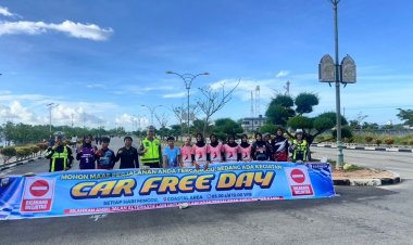 Polres Karimun Amankan Car Free Day, Lalu Lintas Tertib dan Kondusif