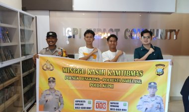 Polsek Bengkong Gelar Minggu Kasih Kamtibmas di Gereja Impact Community Batam