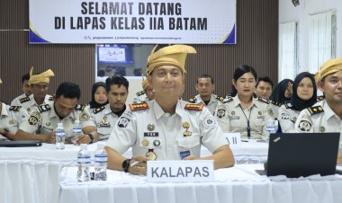 Menuju WBBM 2026, Lapas Batam Jalani Evaluasi Inspektorat Kemenimipas
