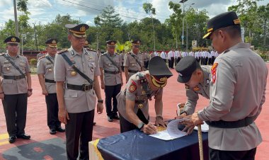 Polres Bintan Gelar Sertijab PJU, Sejumlah Jabatan Strategis Berganti