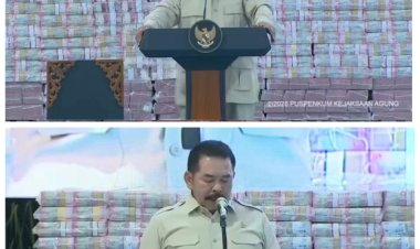 Presiden Prabowo Saksikan Penyerahan Rp10,2 Triliun Hasil Penertiban Kawasan Hutan oleh Satgas PKH