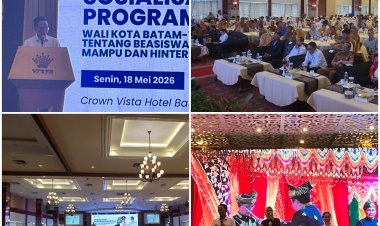 Pemko Batam Sosialisasikan Program Beasiswa Berprestasi, Tidak Mampu dan Hinterland, Ratusan Peserta Hadiri Kegiatan di Crown Vista