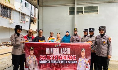 Polri untuk Masyarakat, Polwan Polresta Barelang Tebar Kepedulian Sambut Dirgahayu Bhayangkara ke-80