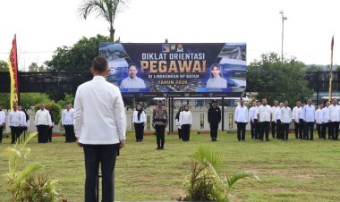 SATBRIMOB POLDA KEPRI DAN BP BATAM GELAR DIKLAT ORIENTASI PEMBENTUKAN KARAKTER PEGAWAI