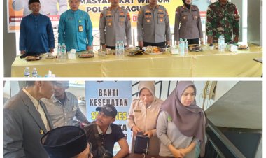 Polri untuk Masyarakat, Polresta Barelang Gelar Jumat Curhat dan Cek Kesehatan Gratis Bersama Warga Sagulung