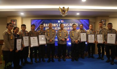 Prestasi Membanggakan, Humas Polres Lingga Terima Penghargaan di Rakernis Humas Polda Kepri 2026