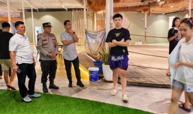 Polsek Bengkong Laksanakan Pengamanan Turnamen Padel HIPMI X NAPSKIN di Seaside Padel Club, Berjalan Aman dan Kondusif