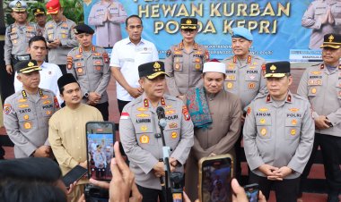 Polda Kepri Salurkan 230 Hewan Kurban Idul Adha 1447 H, Wujud Kepedulian untuk Masyarakat