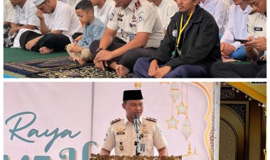 Lantunan Takbir Iringi Sholat Idul Adha di Rutan Batam, Penuh Khidmat dan Makna Kebersamaan