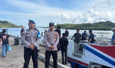 Pengamanan Libur Panjang, Aktivitas Keberangkatan Kapal di Sei Tenam Berjalan Lancar