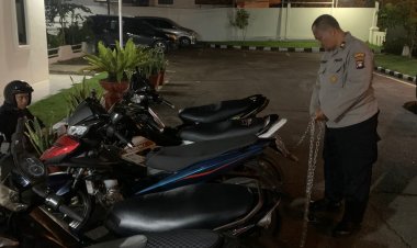 TRC Zona 4 Polresta Barelang Sapu Bersih Balap Liar, Delapan Motor Diamankan dalam Patroli Malam