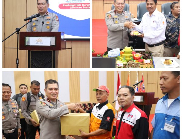Kawal May Day dengan Humanis, Polsek Batu Ampar Pastikan Seminar KSBSI Aman dan Lancar