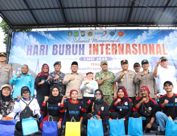 Pelayanan Maksimal Polresta Barelang Wujudkan May Day 2026 Aman dan Kondusif di Batam