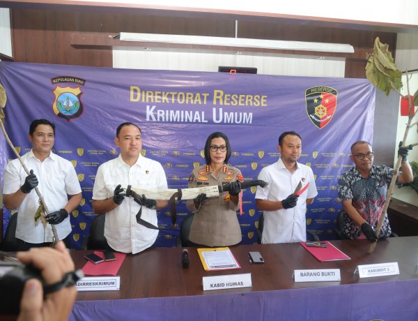 Polda Kepri Serahkan Terduga Perusak Ratusan Pohon Jati Emas di Batam ke Dinas Sosial