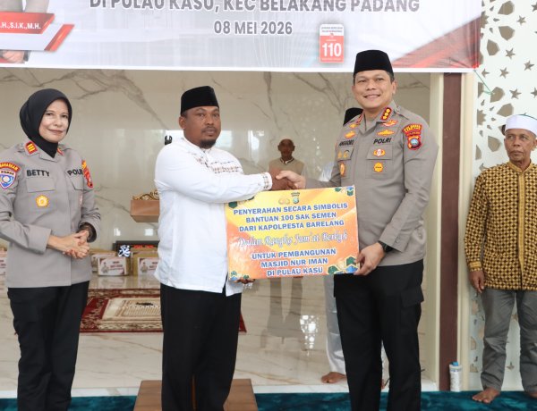 Jumat Curhat Kamtibmas Kapolresta Barelang Serap Aspirasi Masyarakat Pulau Kasu