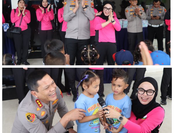 Kunjungan Edukatif TK Kemala Bhayangkari II Belakang Padang Disambut Hangat di Polresta Barelang