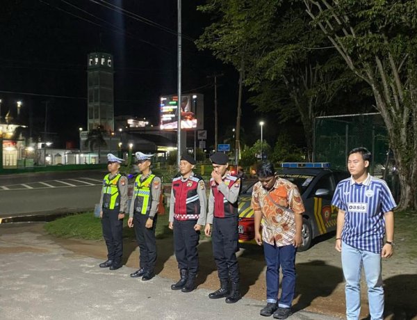 Patroli Malam Humanis, Polres Lingga Bangun Kepercayaan dan Rasa Aman