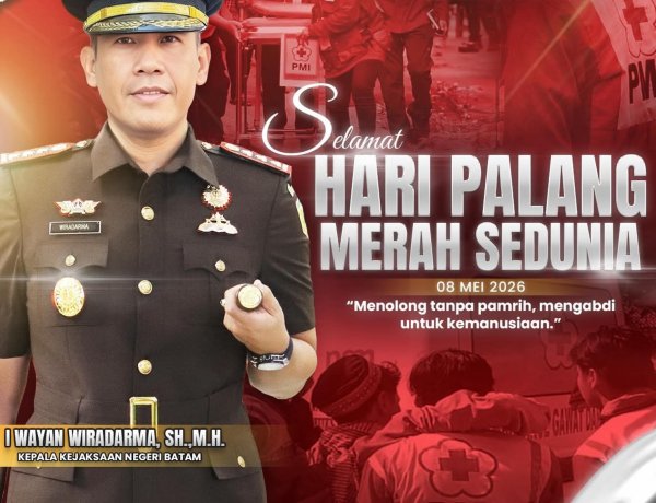 Kajari Batam Ucapkan Selamat Hari Palang Merah Sedunia 2026, Tegaskan Semangat Kemanusiaan