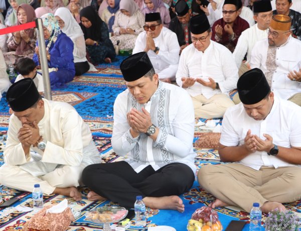 Kapolresta Barelang Bersama Forkopimda Hadiri Tasyakuran Walimatus Safar Wali Kota Batam
