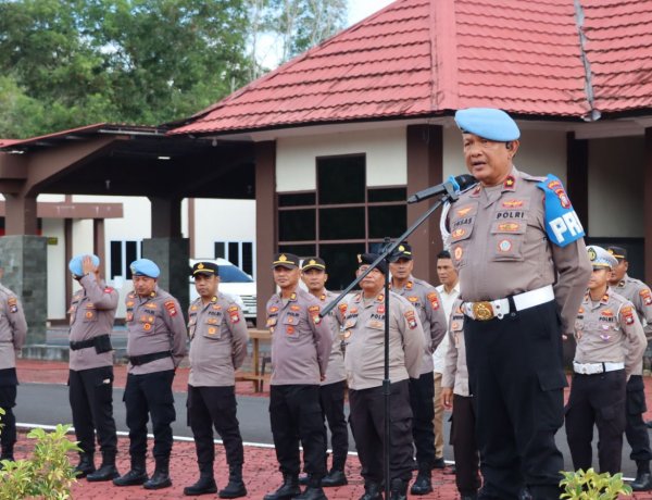 Pengawasan Internal Diperketat, Bidpropam Polda Kepri Lakukan Pemeriksaan Personel Polres Lingga