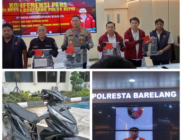 Polresta Barelang Ungkap Kasus Pencurian dan Penggelapan Motor Milik Penyandang Tunarungu, Tiga Pelaku Diamankan