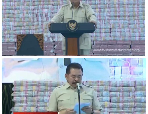 Presiden Prabowo Saksikan Penyerahan Rp10,2 Triliun Hasil Penertiban Kawasan Hutan oleh Satgas PKH