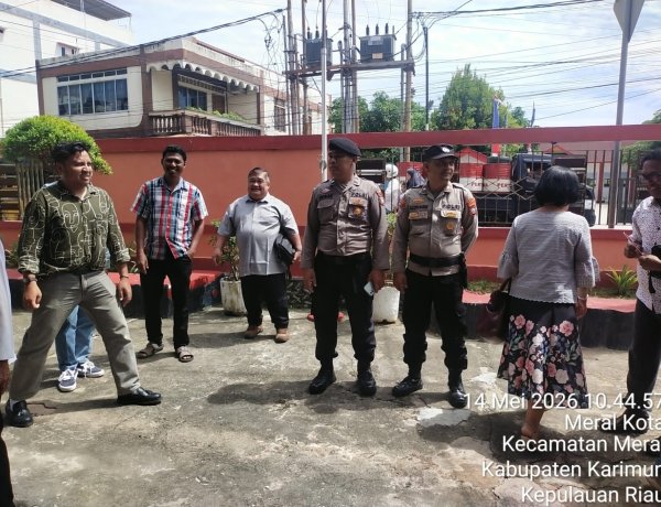 Polres Karimun Amankan Ibadah Gereja Peringati Kenaikan Yesus Kristus