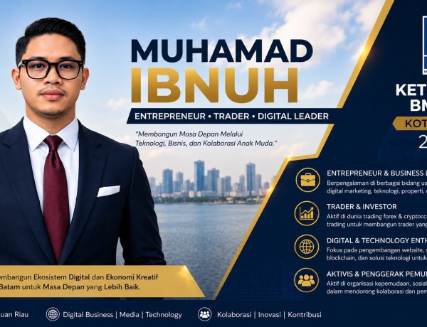 Profil Muhamad Ibnuh: Entrepreneur Digital, Trader, dan Ketua DPD BM PAN Kota Batam 2026