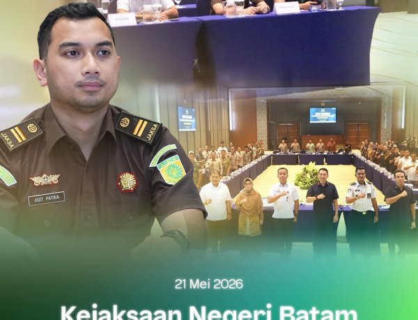 Kejari Batam Perkuat Sinergi Pengawasan Orang Asing Lewat Rapat TIMPORA 2026