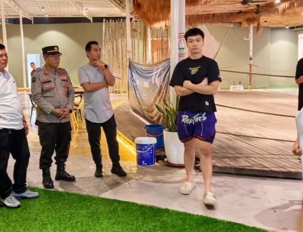 Polsek Bengkong Laksanakan Pengamanan Turnamen Padel HIPMI X NAPSKIN di Seaside Padel Club, Berjalan Aman dan Kondusif