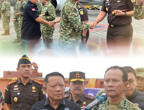 Kajati Kepri Tinjau Langsung Penggagalan Penyelundupan 390 Ton Minerba Ilegal di Batam
