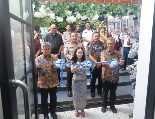 Kapolda Kepri Hadiri Peresmian Sentrum Caritas, Perkuat Komitmen Cegah TPPO dan Dukung Migrasi Aman