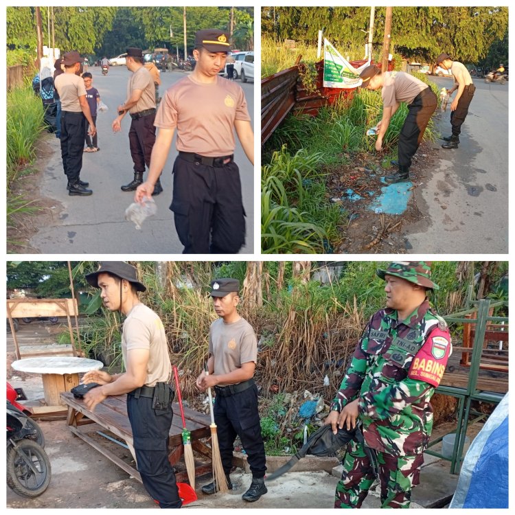Polsek Batu Ampar Gelar Kerja Bakti May Day 2026, Bersihkan Akses Jalan Tanjung Sengkuang
