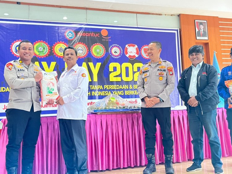 Polresta Barelang Kedepankan Pengamanan Humanis dalam Peringatan May Day 2026 KSPSI Batam