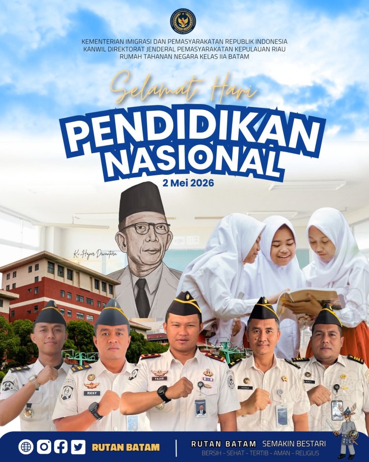Rutan Kelas IIA Batam Peringati Hari Pendidikan Nasional 2026, Tekankan Pentingnya Akses Pendidikan untuk Semua
