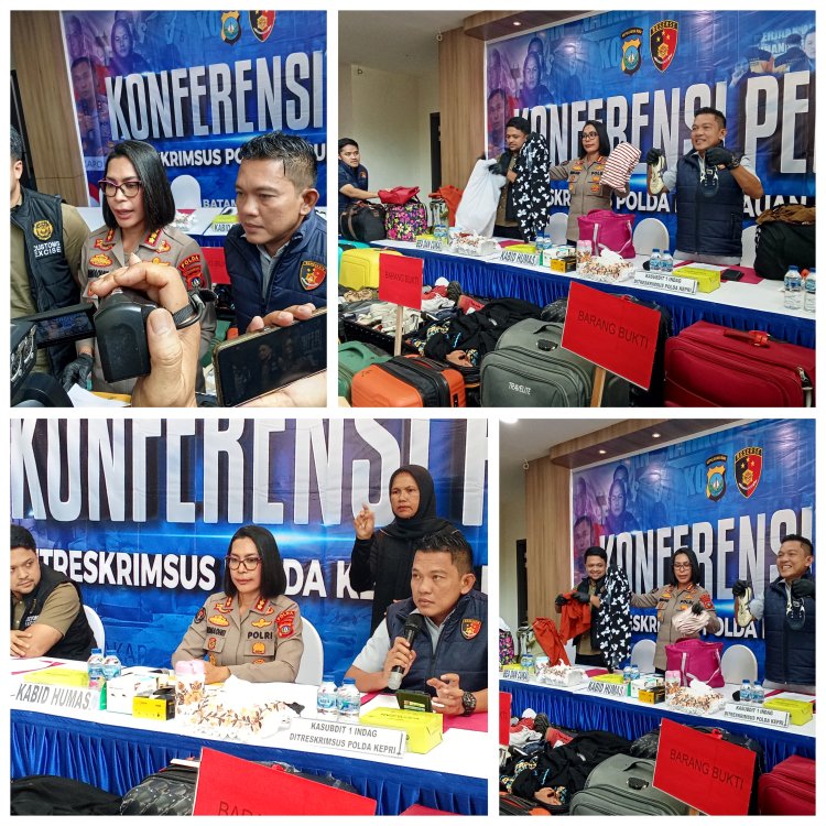 Polda Kepri Ungkap Impor Ilegal Barang Bekas dari Singapura, Tiga Pelaku Diamankan