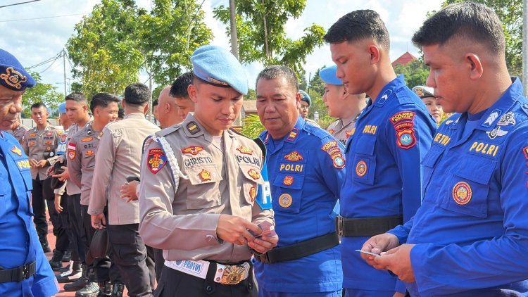 Demi terwujudnya sikap disiplin, Propam Polres Bintan dan Porpam Polda Kepri lakukan Opsgaktiplin