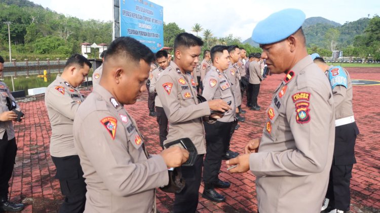Wujudkan Polri Presisi, Propam Polres Lingga Gelar Penegakan Disiplin