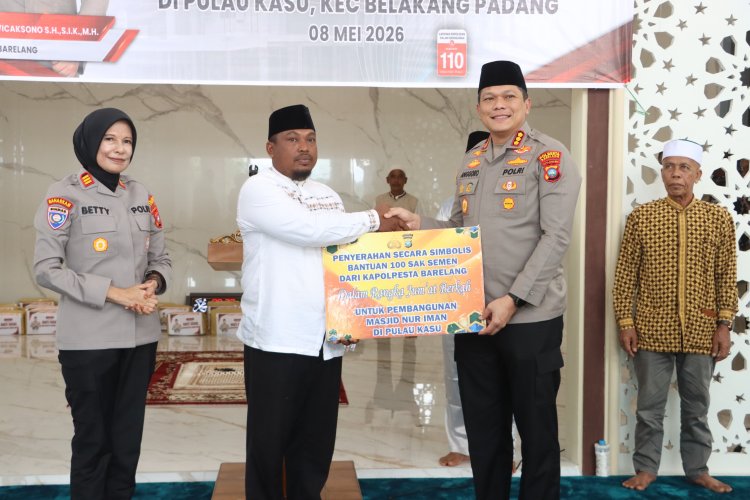 Jumat Curhat Kamtibmas Kapolresta Barelang Serap Aspirasi Masyarakat Pulau Kasu