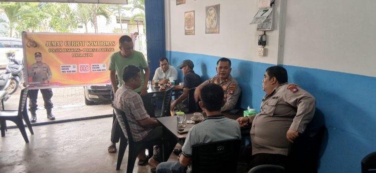 Polsek Bengkong Gelar Jumat Curhat Kamtibmas Bersama Warga Tanjung Buntung