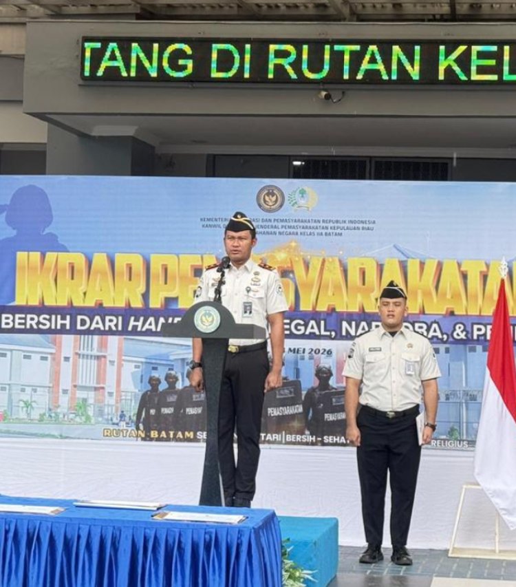 Dari Ikrar ke Aksi Nyata, Rutan Batam Teguhkan Komitmen Bersih dari Handphone Ilegal, Narkoba, dan Penipuan