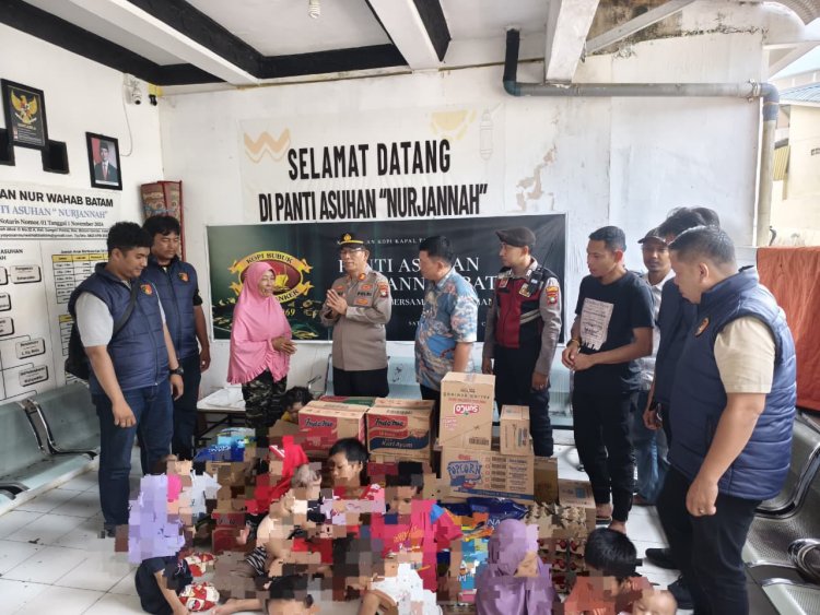 Bakti Sosial Polsek Bengkong, Wujud Nyata Kepedulian terhadap Anak-Anak Panti Asuhan
