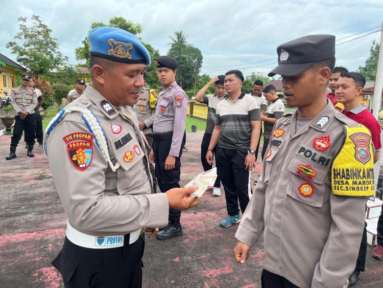 Gaktibplin Polsek Dabo Singkep, Wujud Komitmen Penegakan Aturan Internal