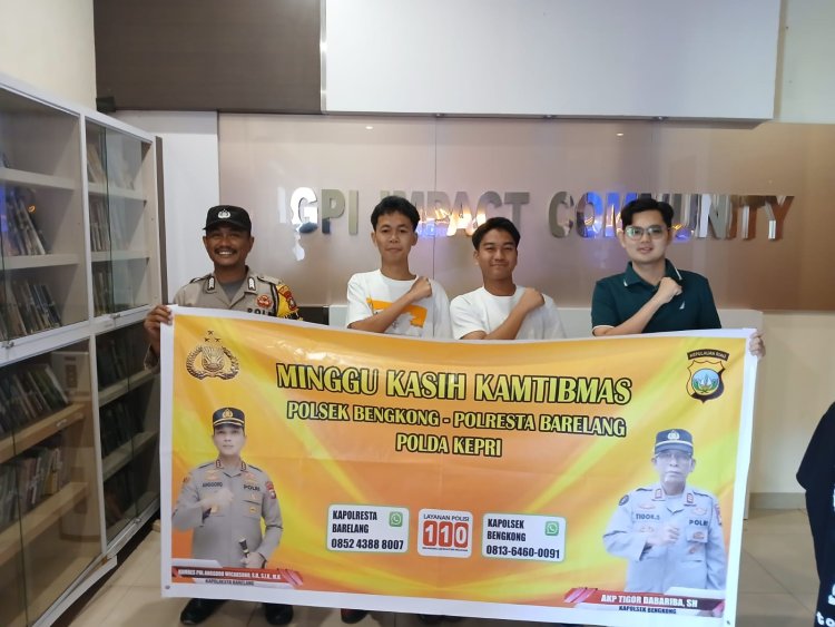 Polsek Bengkong Gelar Minggu Kasih Kamtibmas di Gereja Impact Community Batam