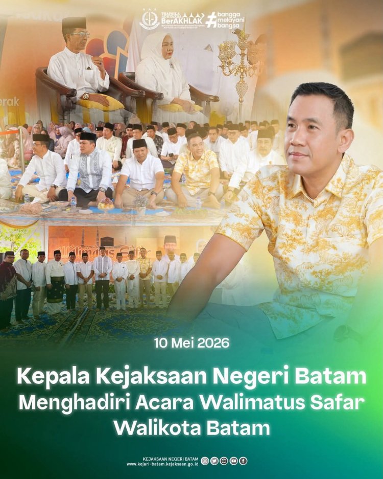 Kajari Batam Hadiri Walimatus Safar Wali Kota Batam, Pererat Silaturahmi dan Sinergi Antarlembaga