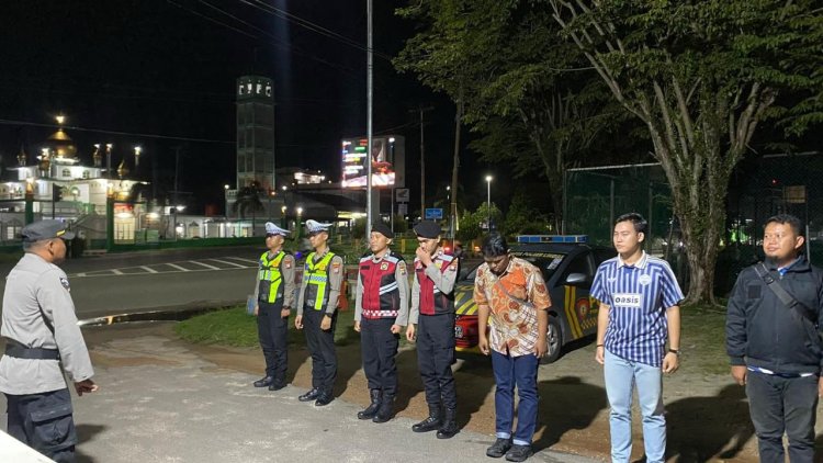 Patroli Malam Humanis, Polres Lingga Bangun Kepercayaan dan Rasa Aman