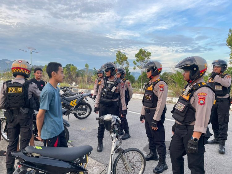 Patroli Perintis Presisi Samapta Polres Karimun Intensifkan Antisipasi Kerawanan Kamtibmas